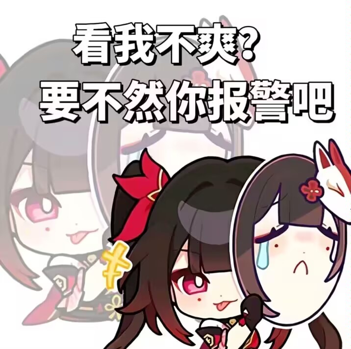 看我不爽，要不你报警吧