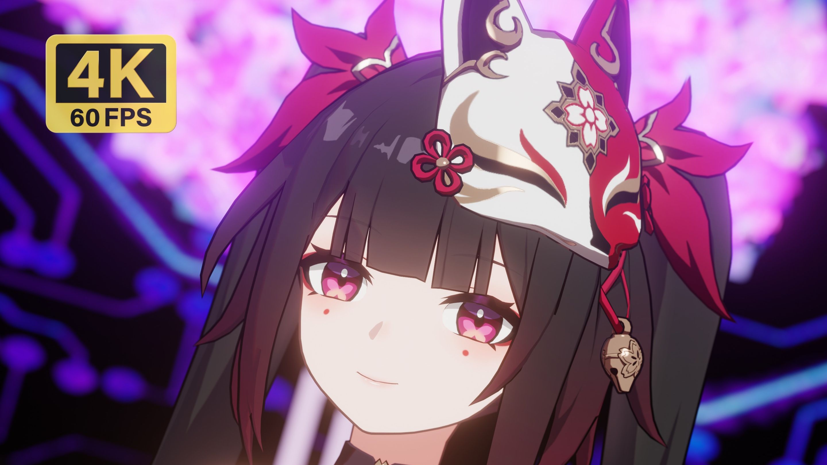 【4K60FPS/MMD/翻唱】花火 - 🌸樱花樱花想见你🌸