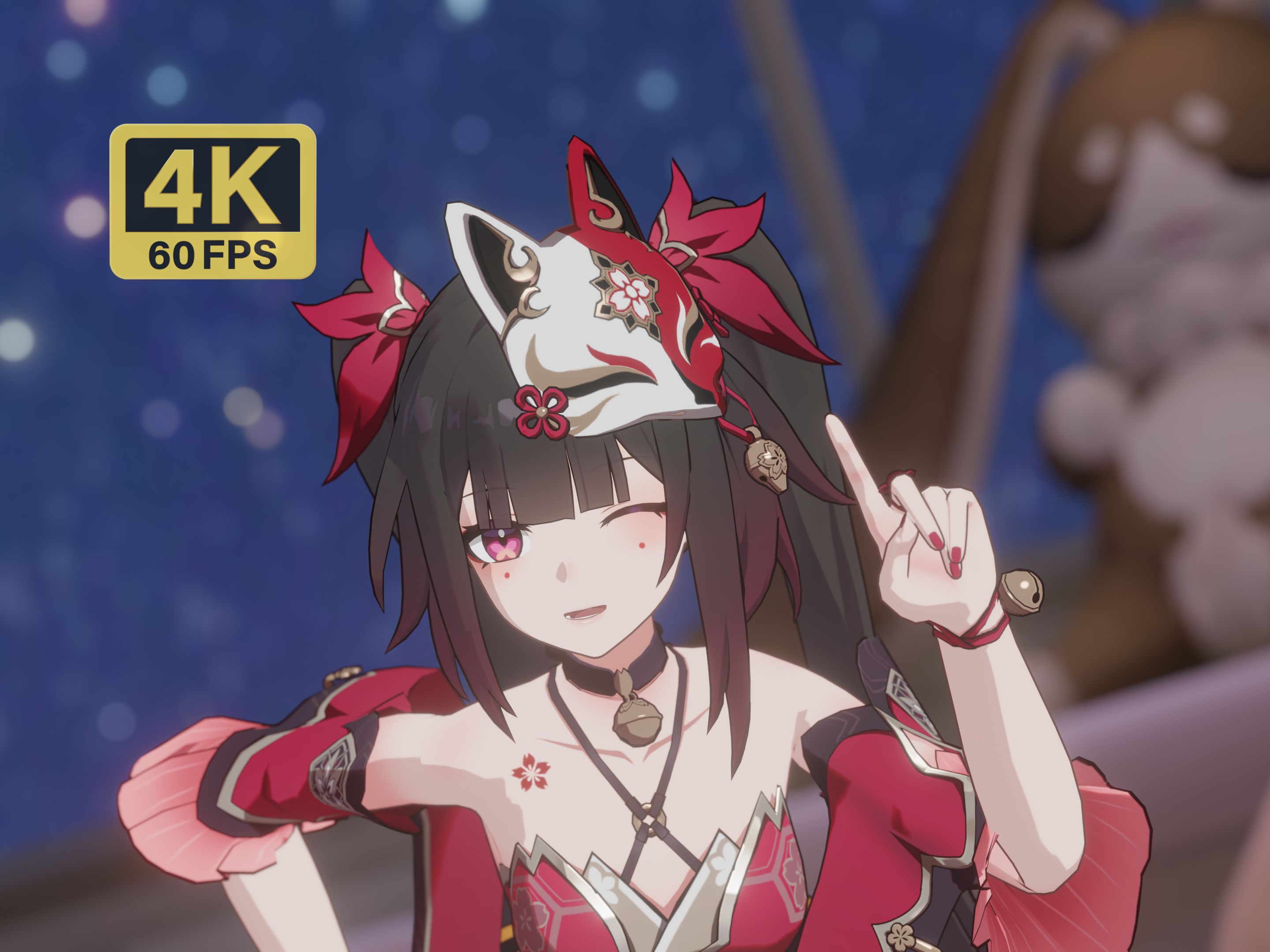 【4K60FPS/MMD/翻唱】花火 - 拼凑的断音